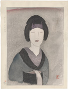 Miyuki from the series A Collection of Takehisa Yumeji's Pictures in Woodblock Print